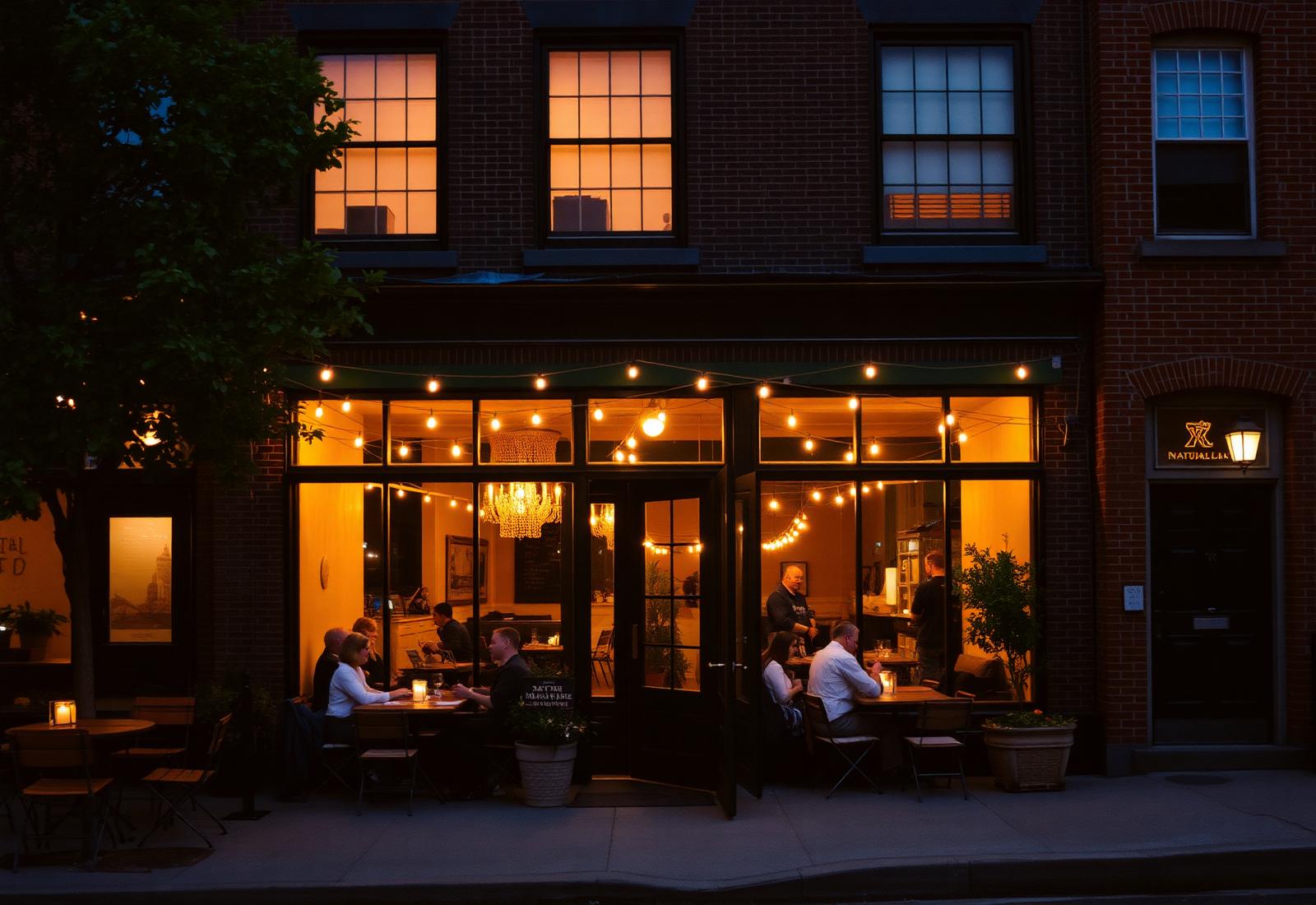 Evening street scene near 3130 Georgia Ave NW, a few minutes' walk from 749 Kenyon Street NW